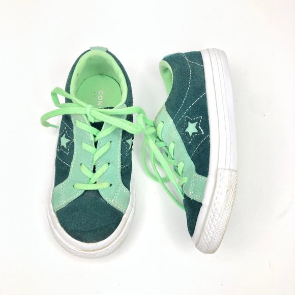 kids white leather converse